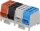 HLAK 25-4/8 BSG-S, 4-polig, braun/schwarz/grau/blau, 25/16mm²