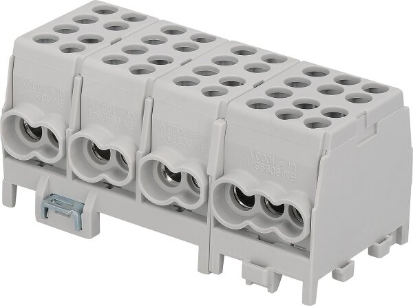 HLAK 25-4/10 gr-S, 4-polig, grau/grau/grau/grau, 25/16mm²