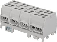 HLAK 25-4/10 gr-S, 4-polig, grau/grau/grau/grau,...