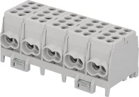 HLAK 25-5/10 gr-S, 5-polig, grau/grau/grau/grau/grau,...