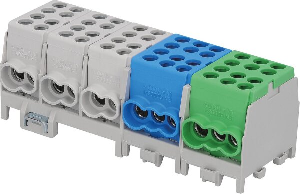 HLAK 25-5/14 S, 5-polig, grau/grau/grau/blau/grün, 25/16mm²