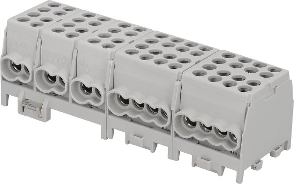 HLAK 25-5/18 gr-S, 5-polig, grau/grau/grau/grau/grau, 25/16mm²