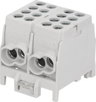 HLAK 25-2/4/25 S, 2-polig, grau/grau, 25/25mm²