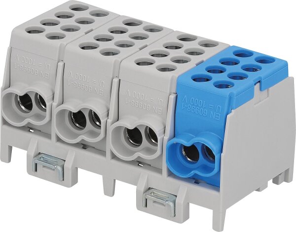 HLAK 25-4/8/25 S, 4-polig, grau/grau/grau/blau, 25/25mm²