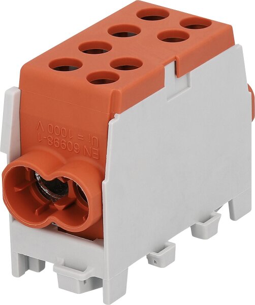 Abzweigklemme HLAK 35-1/2 M2, 1-polig, braun, 10-35/1,5-25mm²