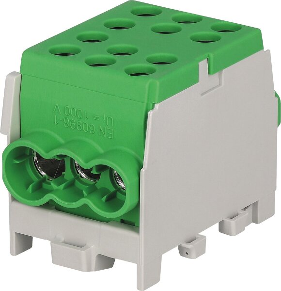 Abzweigklemme HLAK 35-1/4 M2 , 1-polig, grün, 10-35/1,5-25mm²