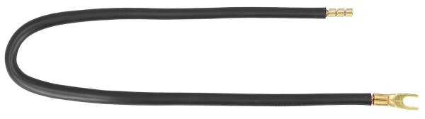Verdrahtungsbrücke Pollmann Länge: 265mm, H07V-K, 6mm² Aderendhülse/Gabelschuh M5