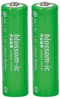 Batterie Lithium Blossom-IC, AA 1,5V, Set bestehend aus 2...