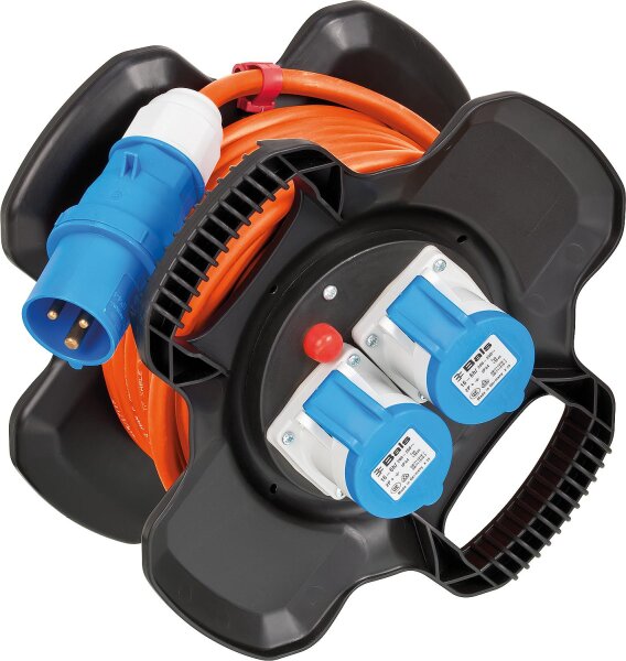 Gummi-Kabelhaspel X-Gum CEE Camping-/Maritim