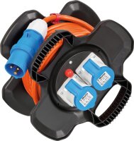 Gummi-Kabelhaspel X-Gum CEE Camping-/Maritim