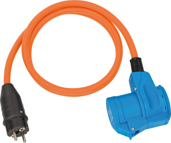 CEE-Adapterkabel mit CEE & SCHUKO Steckdose Camping/Maritim 1,5m