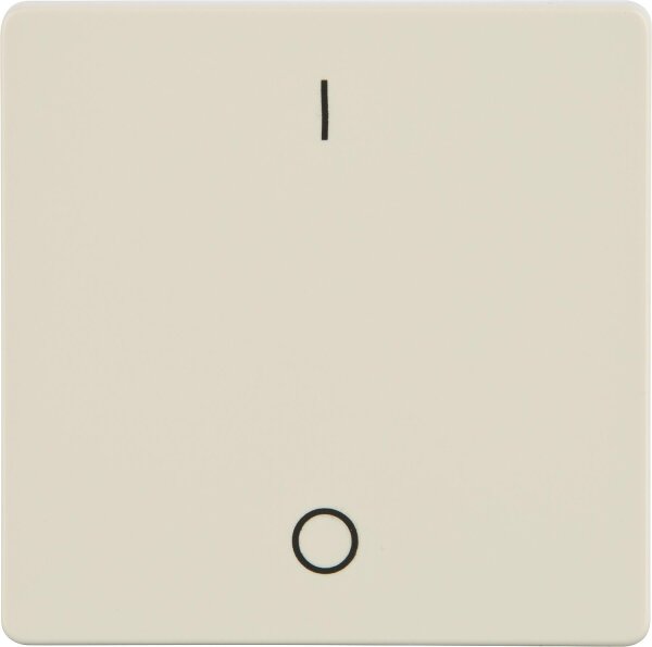 Wippe m. Symbolen I/0 elektroweiß/ 55 mm x 55 mm Schutzart IP20 / 1 Stück