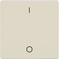 Wippe m. Symbolen I/0 elektroweiß/ 55 mm x 55 mm...