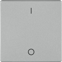 Wippe m. Symbolen I/0 elektroweiß/ 55 mm x 55 mm...