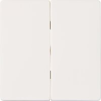 Wippe-2fach neutral titanweiß/ 55 mm x 55 mm...