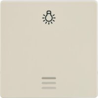 Wippe m. Symbol Licht u. Fenster titanweiß/ 55 mm x...