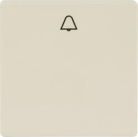 Wippe m. Symbol ,,Glocke titanweiß/ 55 mm x 55 mm...