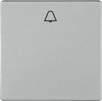 Wippe m. Symbol ,,Glocke titanweiß/ 55 mm x 55 mm Schutzart IP20 / 1 Stück