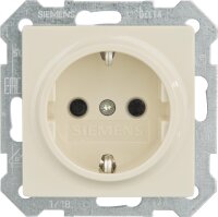 SCHUKO-Steckdose aluminiummetallic/ Schutzart IP20 m....