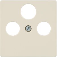 Abdeckplatte für TV/SAT-Anschluss titanweiß /...