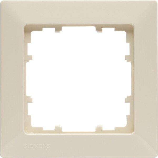 Rahmen 80-mm-Maß 1fach, 80 mm x 80 mm elektroweiß / 1 Stück