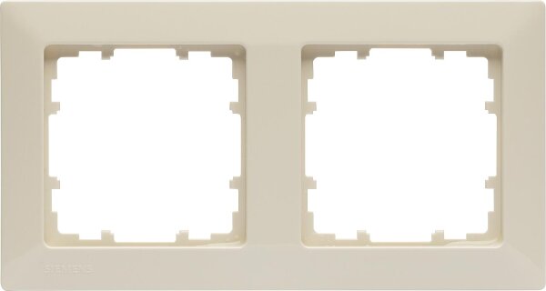 Rahmen 80-mm-Maß 2fach, 151 mm x 80 mm elektroweiß / 1 Stück