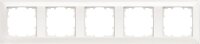 Rahmen 80-mm-Maß 2fach, 151 mm x 80 mm elektroweiß / 1 Stück