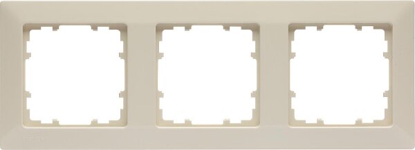 Rahmen 80-mm-Maß 3fach, 222 mm x 80 mm elektroweiß / 1 Stück