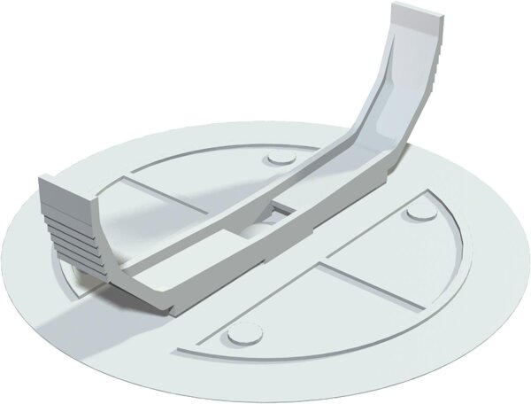 Federdeckel Typ UV 70 FD Ø 84 mm, weiß, 1 Stück