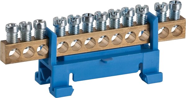 Neutralleiterklemme Typ 60/N 12, 1-polig, blau, 12x16mm²