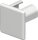 Endstück reinweiß Typ WDK/HE 25040 - 1 Stück