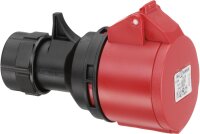 Kupplung IP44, 5-polig, 16 A 400 V, rot