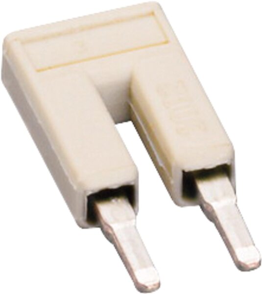 Kammbrücker 2-fach, lichtgrau, isoliert VPE 25 Stück