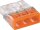 Verbindungsklemmen 3-Leiter, orange 2273-203 / VPE 100 Stück