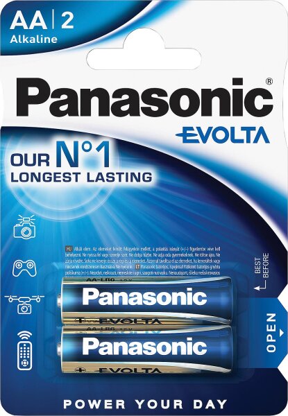 Alkali-Batterien Evolta Mignon AA 1,5 V VPE 2 St.