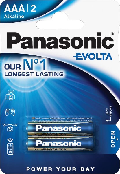 Alkali-Batterien Evolta Micro AAA 1,5 V VPE 2 St.