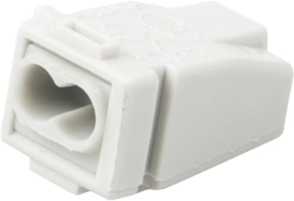 Steckklemme 2-polig, anreihbar, 1mm² - 2,5mm², VPE = 100 Stück
