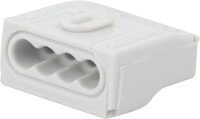 Steckklemme 4-polig, anreihbar,1mm² - 2,5mm²,...