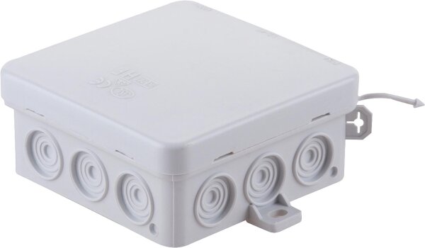 Feuchtraum Abzweigdose Thermoplast flammwidrig 100x100x40mm IP54
