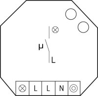 Treppenlicht-Zeitschaltuhr Eltako, TLZ61NP-230V+UC