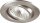 Einbaurahmen Brumberg Standard Eisen,Ø 80 mm, ET = 55 mm, Farbe nickel matt