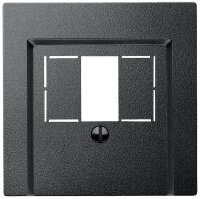 System M, Abdeckung für TAE-Anschluss, polarweiß glänzend