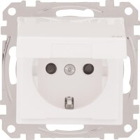 Schuko-Steckdose Merten,m.Klapp- deckel, System...