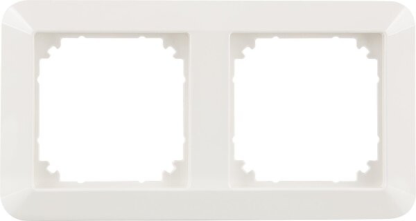1-M-Rahmen Merten 2-fach,Polarweiß glänzend 1 Stück