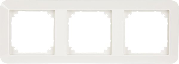 1-M-Rahmen Merten 3-fach, Polarweiß glänzend 1 Stück