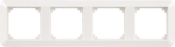 1-M-Rahmen Merten 4-fach,Polarweiß glänzend 1 Stück
