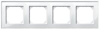 M-Plan, Echtglasrahmen Brillantweiß Merten, 2-fach