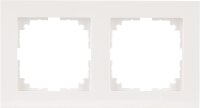 Rahmen Merten M-Pure 2-fach, polarweiß, 1 Stück