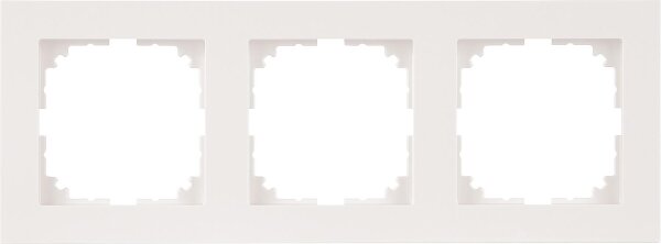 Rahmen Merten M-Pure 3-fach, polarweiß, 1 Stück