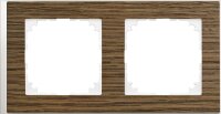 M-Pure, Decor Rahmen, 2fach, Eiche / aktiv weiß